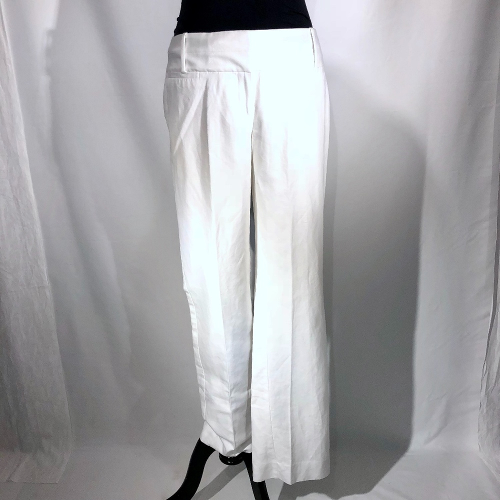 The Limited White Linen Cassidy Fit Pants (6)